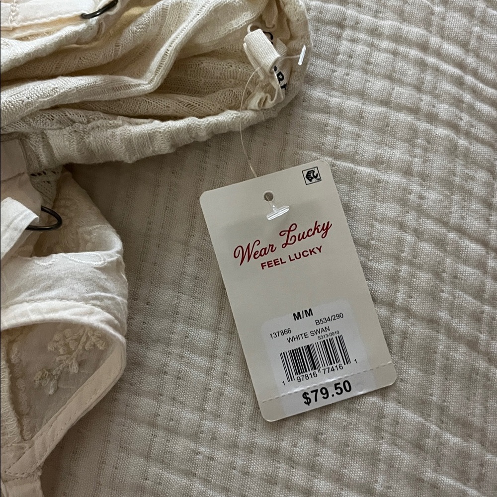 Lucky Brand Cream Blouse - Picture 6 of 6